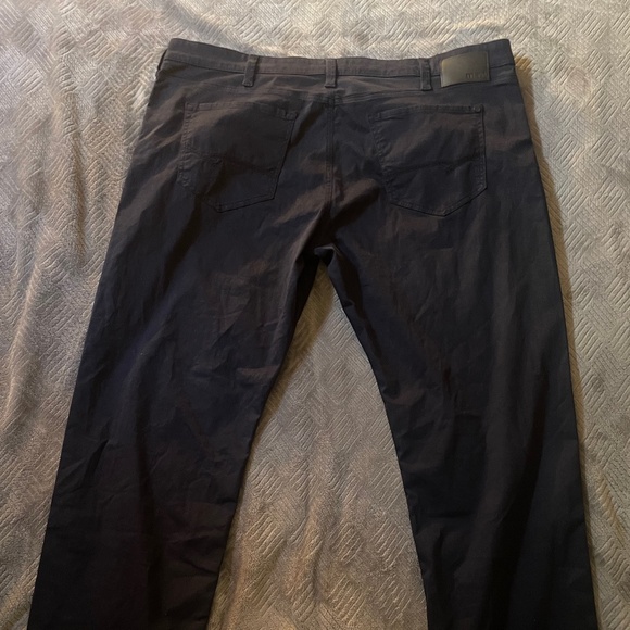 Mavi Men's Matt Relaxed Straight Leg Chino Pants - Black - Size 44x32 - Picture 2 of 7